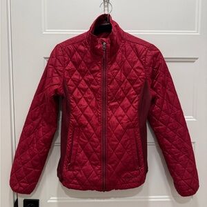 Marmot Quilted Insulated Jacket Red Lightweight Puffer Women’s Small
